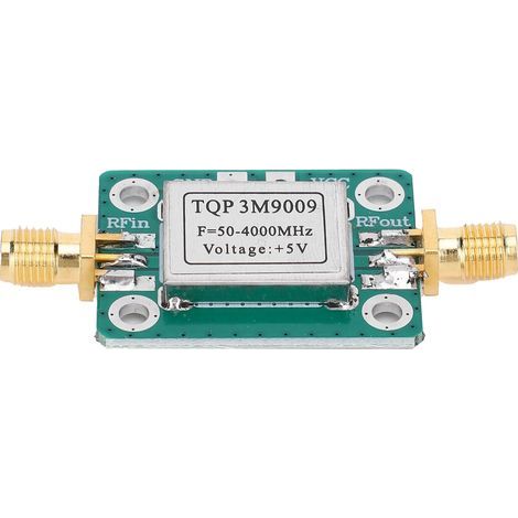 Breitbandiges HF-Rauscharmverstärkermodul mit abgeschirmten elektronischen Bauteilen TQP3M9009 (1/5)