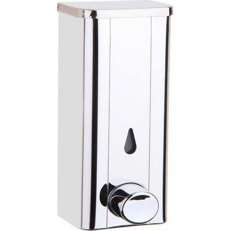 Accessoires de Salle de Bain 304 Savon en Acier Inoxydable Distributeur Mural Poinçon Se Laver Les Mains Bouteille Hôtel Salle de Bains Cuisine Conteneur de Savon. (1/4)