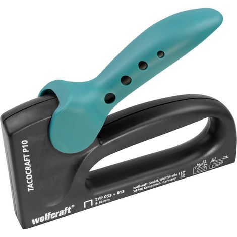 Wolfcraft P 10 7078000 Graffettatrice a mano Tipo graffette tipo 53 Lunghezza graffette 4 - 10 mm (1/4)