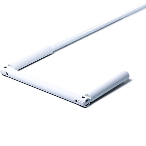 Barra oscilante para persiana enrollable - longitud 110 cm - Blanco + gancho Ø10 maniobra de emergencia – ZF E627AVS