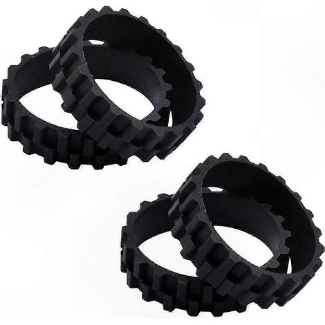 Lot de 4 roues de rechange pour aspirateurs robots, compatibles avec plusieurs modèles, conception antidérapante (1/5)