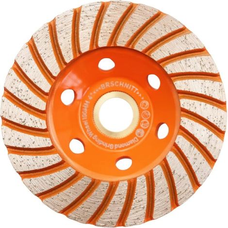 Meule de coupe de diamant Turbo en béton, meule d'angle 100 mm Meule de coupe de rangée Turbo de diamant pour le granit, le béton, la pierre, le ciment, le marbre, la roche (1/5)