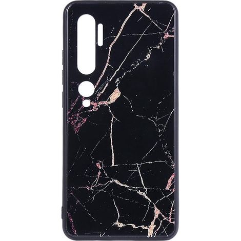 Coque rigide pour Xiaomi Mi Note 10 - Motif marbre noir - Étui de protection (1/5)