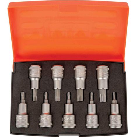 Bahco S9TORX S9TORX 1/2in Drive Socket Set 9 Piece BAHS9TORX (1/5)