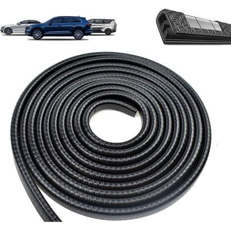 Joint Protection Portiere Voiture - Forme U En Metal - Pour Protection Cadre Porte - Noir - Lot De 10 (1/4)