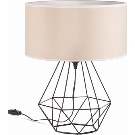 Lampada Tornado ADB, velluto beige (1/5)