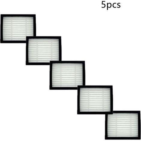 Lot de 5 Filtre, HEPA, Polypropylène, Plastique, pour iRobot Roomba séries E I J (1/5)