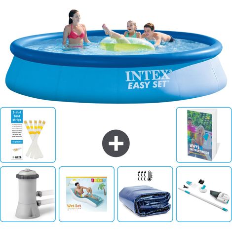 Intex Piscina Easy Set Rotonda - 396x84 cm - 7-pezzi  S261
