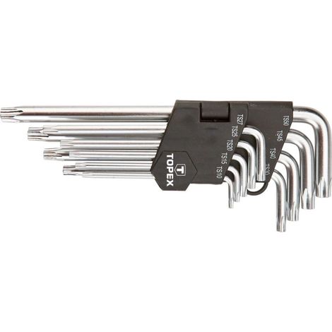 Set di 9 chiavi pentagonali TS10-50 (1/2)
