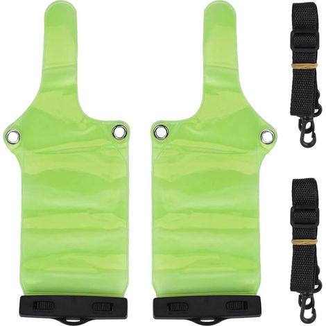 Geeignete wasserdichte Tasche für Funkgeräte, Walkie-Talkies, tragbare, transparente Schutzhülle mit verstellbarem Clip-Gurt, wasserdichte Schutzhülle, Trageband, PVC-Abdeckung gegen Staub und Feuchti (1/4)