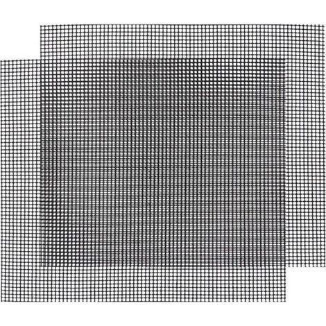 Grille Barbecue - Tapis de Cuisson Réutilisable - Anti-adhésif - Découpable - 2 pièces (42x36) (1/4)