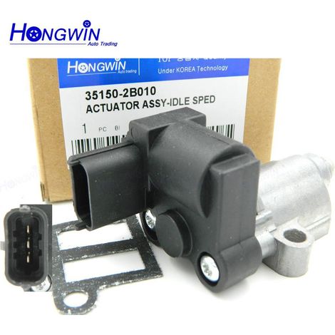 Vanne de régulation du ralenti (IAC) 35150-2B010 compatible avec les voitures Hyundai Kia Soul 1.6L (1/5)