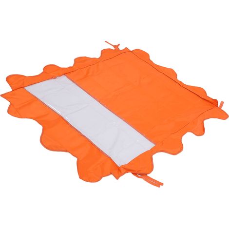 Couvercle supérieur universel pour chariot élévateur, 45x33 pouces, tissu Oxford imperméable, lucarne en PVC, résistant aux intempéries et à la pluie (1/5)