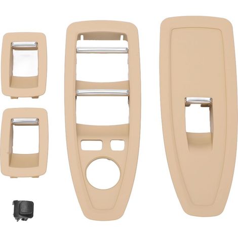 Revêtement d'habillage de panneau de bouton de commutation de voiture, remplacement pour série 1 3 4 F20 F30 F31 2012 – 2019Beige (1/5)