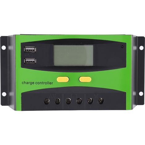 30A PWM-Solarladeregler mit LCD-Bildschirm für 12V/24V-Batterien (1/5)