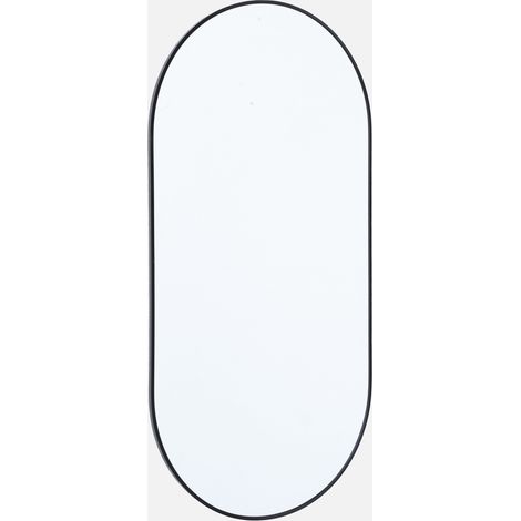 Espejo ovalado de aluminio decorativo de pared, 120cm (1/5)