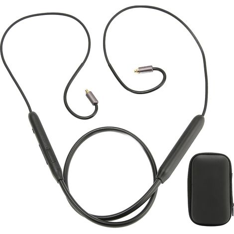 Câble adaptateur sans fil Bluetooth MMCX pour casque audio avec microphone et contrôleur, compatible avec les modèles IE300, IE600 et IE900. (1/4)