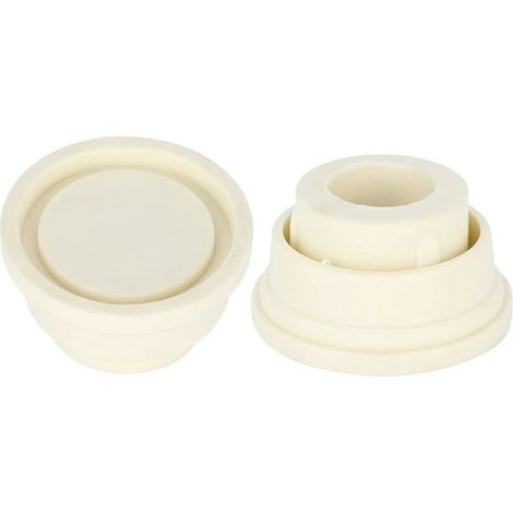 Ecleanfy - Pare-Chocs en Caoutchouc pour échelle de Piscine, Ensemble de Deux Pare-Chocs d'échelle Blancs pour échelles de Piscine… (1/5)