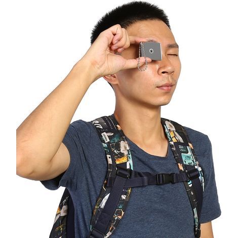 Miroir de survie réfléchissant pour randonnée et camping, signalisation d'urgence en extérieur (1/5)