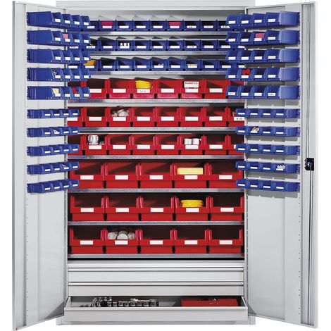 eurokraft pro, Armoire grande capacité en tôle d'acier, avec 9 (1/2)