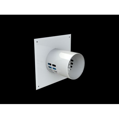 Brötje Adaptador de aspiración de aire DN 100 LAA 100 concéntrico AL blanco, 7308330