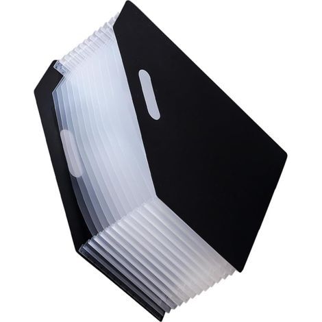 Carpeta vertical, archivador expandible, extensión de archivador para revistas, organizador de escritorio plegable, soporte para documentos de oficina, organizador de archivos plegable (1/5)