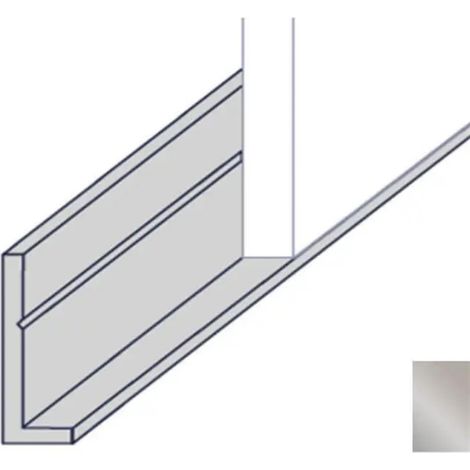 Profilé de départ mural Revela - Coloris: aluminium
