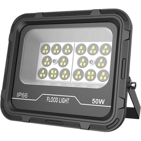 Projecteurs LED d'extérieur, Réflecteur Led 200W 300W, Projecteur Étanche, Lampe De Construction Puissante 600W, Projecteur De Rue, Projecteur Carré De Stade De Ferme pour cour, parking, patio, aire d (1/5)