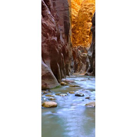 Panneau mural douche en alu-composite VIPANEL - Inspiration Nature Décor Arizona - Finition Brillant - 100x255cm (1/5)