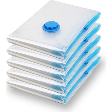 Beyamis Sac de rangement sous vide extra large 100 x 80 cm (lot de 5)