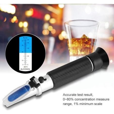 Instrument de mesure électronique d'équipement de compteur de l'alcool 0-80% professionnel HB066 (1/4)