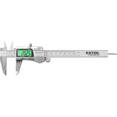 Extol Premium Digitaler Messschieber, Edelstahl 8825226