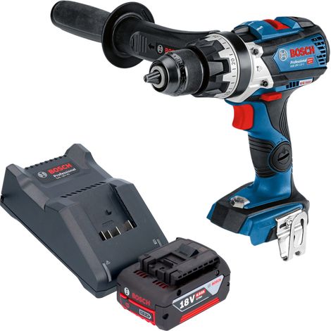 Trapano avvitatore a percussione a batteria Bosch GSB 18V-110 C Professional 18 V 110 Nm Brushless + 1 batteria da 4,0 Ah + caricabatterie (1/5)