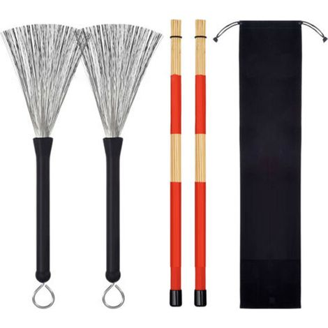 Brosse à tambour réglable en acier inoxydable, jeu de brosses métalliques souples pour perceuse, accessoires de ponçage (1/5)