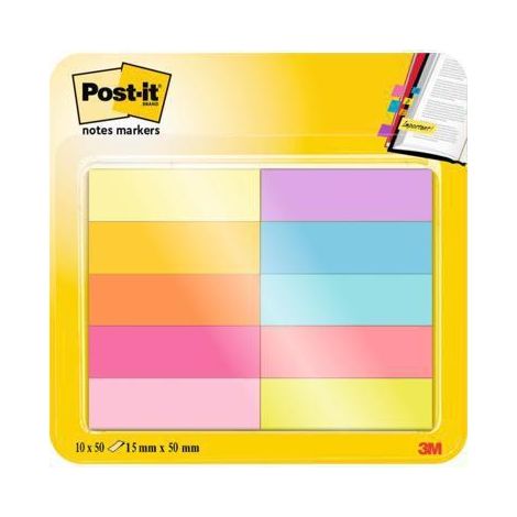 Post-it Haftstreifen Page Marker 670-10AB 12,7x44,4mm 10 St./Pack.