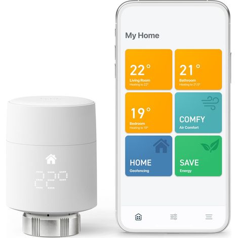 TADO Tete Thermostatique connectée Kit de démarrage V3+