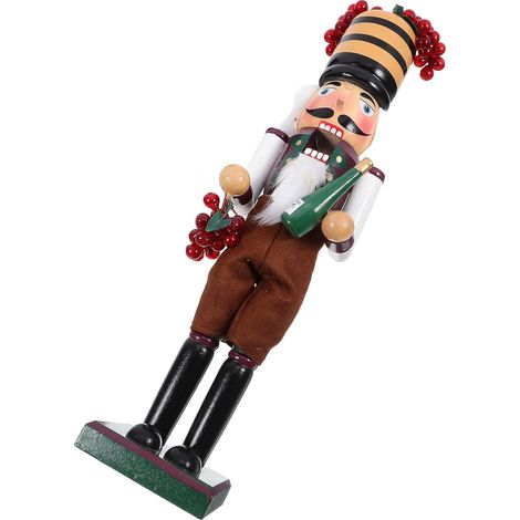 Casse-Noisette Décoratif en Bois, Figurine Noël pour Centre de Table, Adapté aux Mariages et Fêtes de Fin d'Année (1/5)