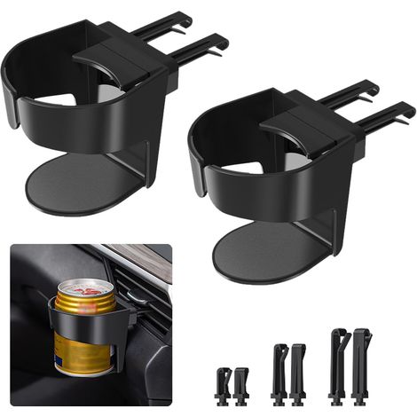 Pote Gobelet Voitue,2 Pièces Pote-gobelet de Ventilation de Voitue,Pote-gobelets églables pou Auto,pou Gille dAéation de Voitues,Camions, Camping-Cas (1/5)