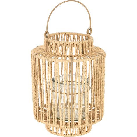 Lantern en osier avec poignée, 19 x 25 cm (1/5)