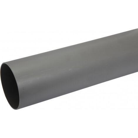 Centrale Brico – 100-mm-PVC-Abflussrohr – 1 m Länge – Robuste Konstruktion für die Abwasserentsorgung – Kompatibel mit Entwässerungssystemen (1/5)