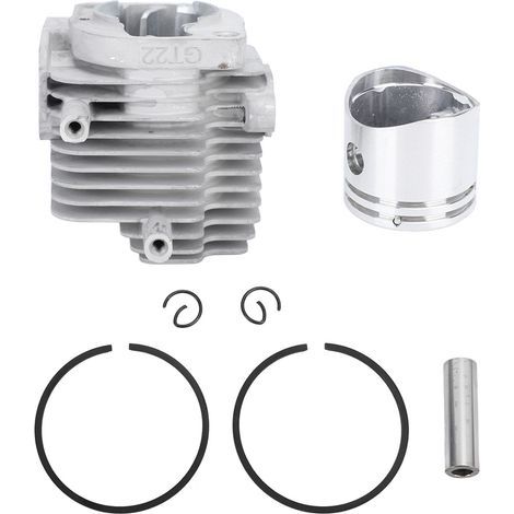 Fdit Kit Cylindre-Piston de 32,2 Mm pour Pièces de Rechange pour Coupe-Herbe GT22 GES SRM22, Matériau en Alliage D'aluminium, Compatible avec Un Diamètre de 32,2 Mm (1/5)