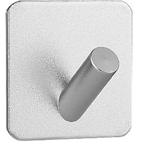 Selbstklebende Wandhaken, Schlüsselhalter, Kleider- und Handtuchhaken, silberfarben
