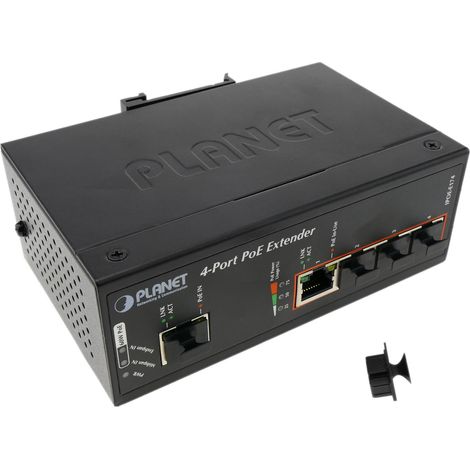 BeMatik - Ultra Power over Ethernet PoE extender 1 porte PoE a 4 porte PoE IEEE802.3af/at 10/100/1000Mbps