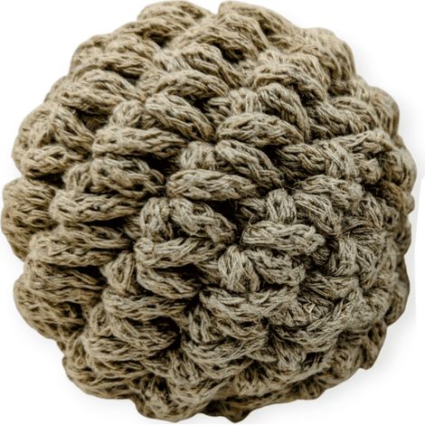 Bola de cáñamo y algodón natural