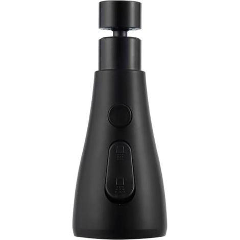 Spritzschutz-Küchenarmaturverlängerung mit Filter, universelle Duschverlängerung, Xiaoman doppelte schwarze (Kupfer) Universal-Wasserdüse