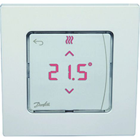 Danfoss Icon2 Termostato de ambiente empotrado 24V, con versión de pantalla LED, Empotrado, 088U2125