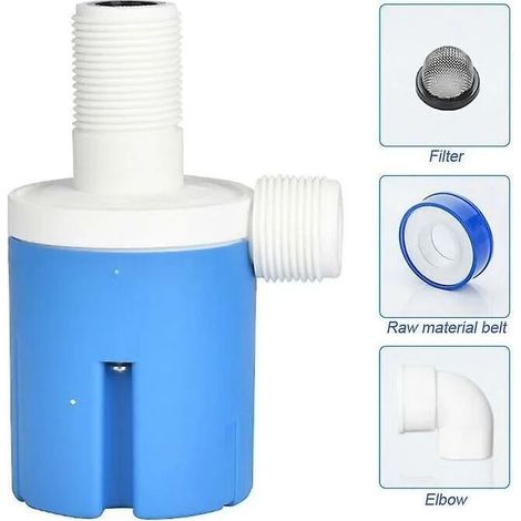 Régulateur de niveau de piscine,Vanne à flotteur d'eau Contrôle pratique du niveau d'eau Vanne à flotteur automatique Niveau d'eauStyle normal (1/4)