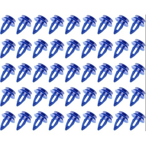 Attaches de fixation pour garniture de voiture LR027255 plastique bleu pour arche de roue avant et arrière compatible avec Range Rover Evoque (1/5)