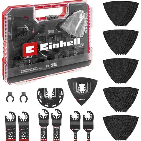 Einhell 708135 XL-PLUS-CASE BiM, HSS Multifunktionswerkzeug-Zubehör-Set 1 Set (1/5)