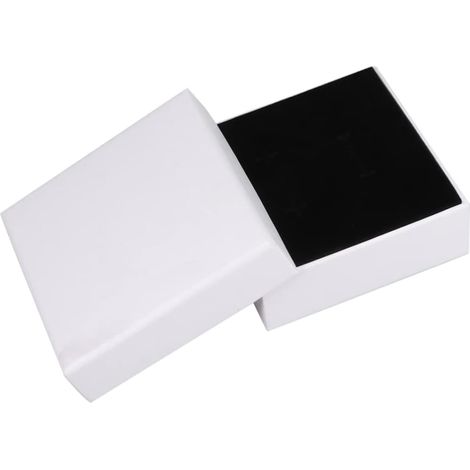 5 Pièces étui à Bijoux en Papier Kraft Bijoux Boucles d'oreilles Pendantes Boite Rangement Boite de Rangement boîtes à Bijoux Kraft étui à Bague Blanche (1/5)